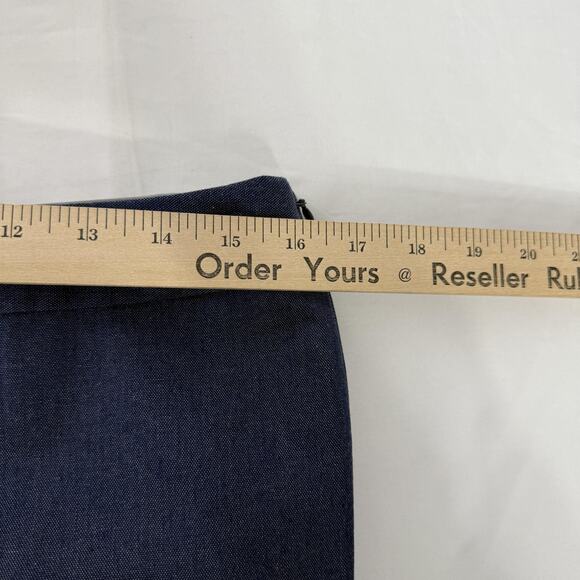 Talbots Pants Womens 8P Blue Chatham Ankle Slim Leg Petite Work Dress Office NEW - Picture 5 of 8